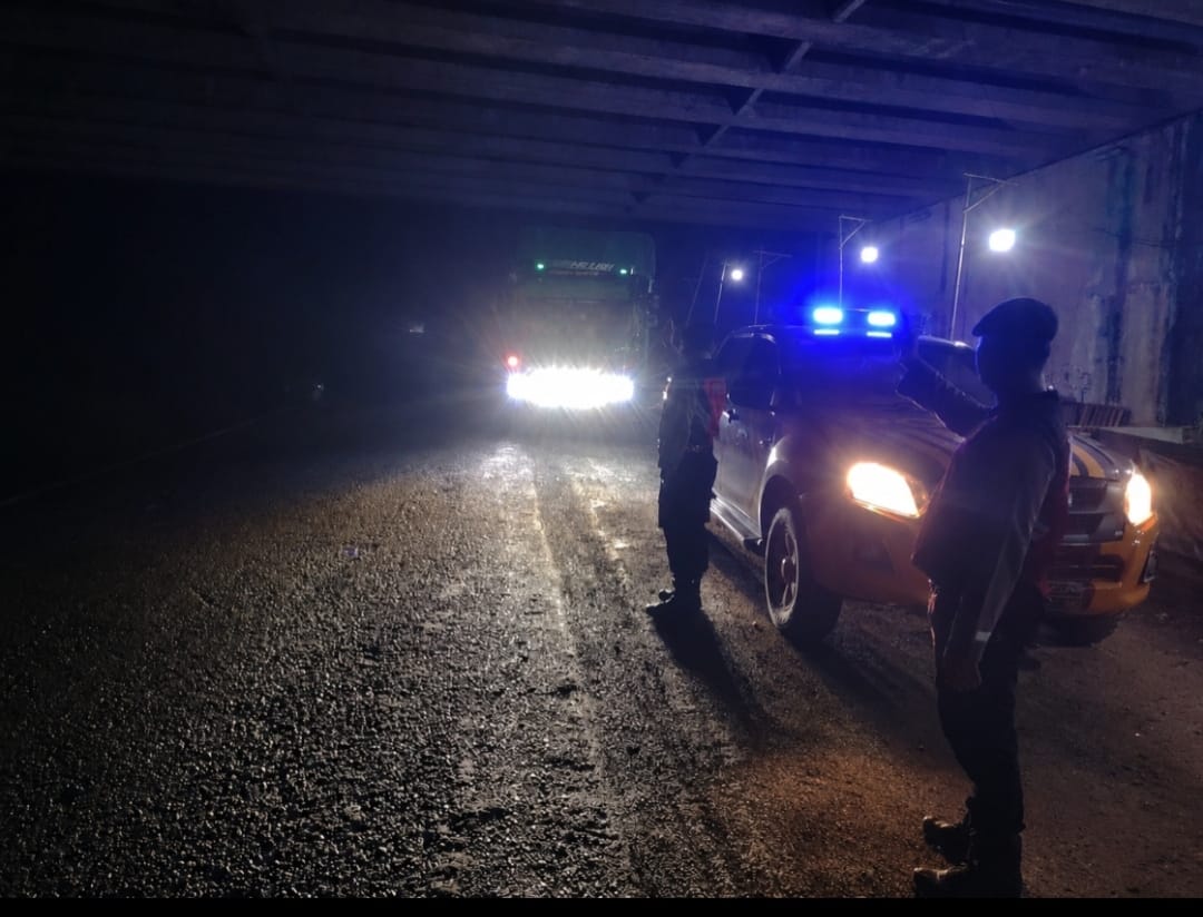 Sat Samapta Polres Mesuji Tingkatkan Pengawasan di Jalur Strategis Simpang Pematang
