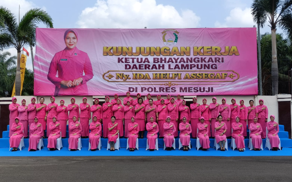 Ketua Bhayangkari Daerah Lampung Sambangi Mesuji, Dorong Penguatan Peran Bhayangkari