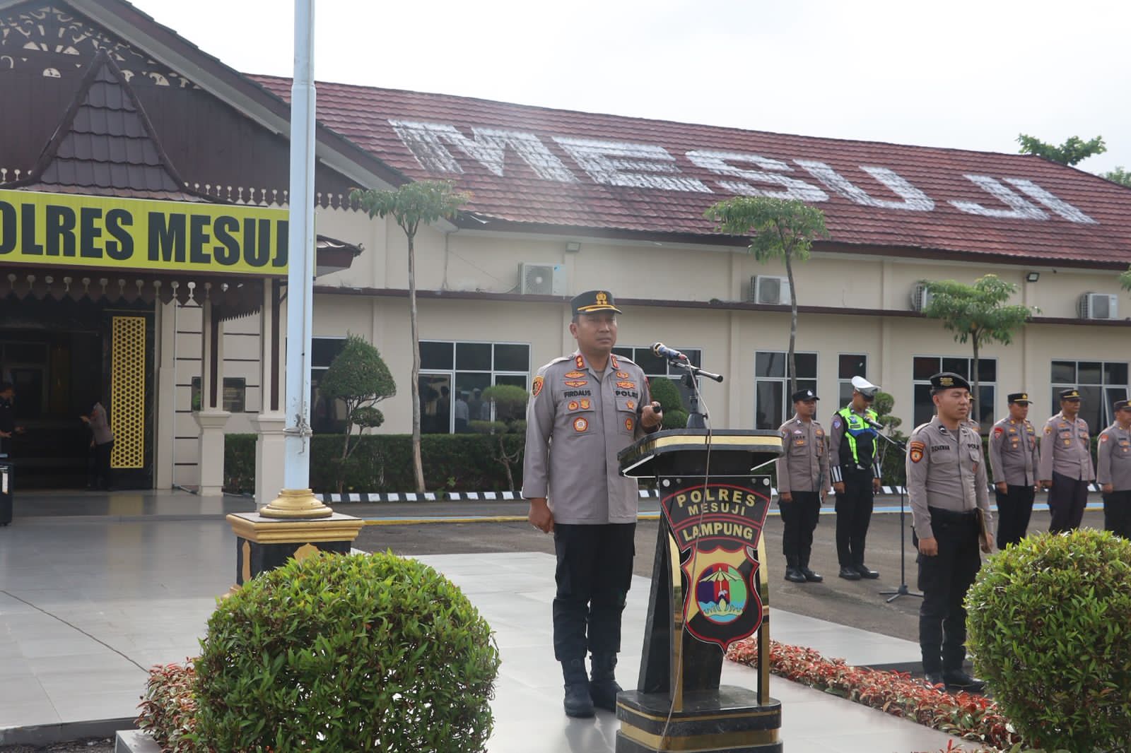  Apel Perdana 2026, Kapolres Mesuji Tegaskan Peningkatan Pelayanan Masyarakat