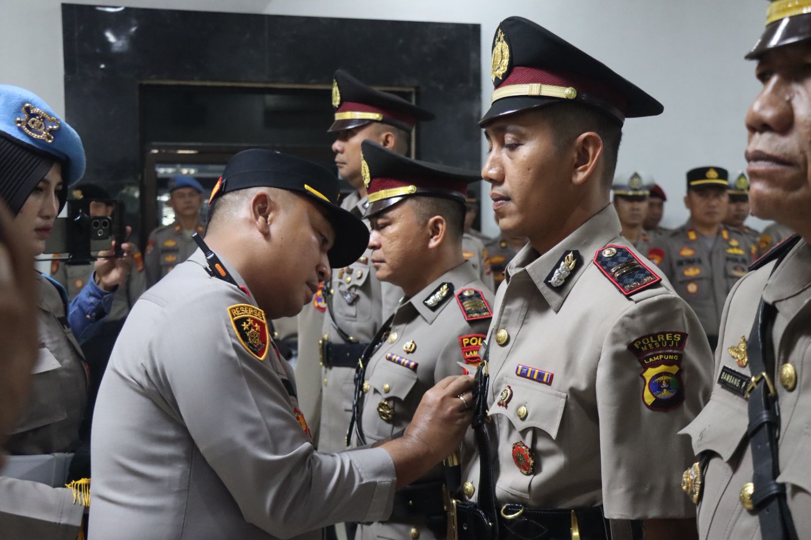 Kapolres AKBP Firdaus Pimpin Sertijab Polres Mesuji, Pejabat Baru Siap Emban Tugas