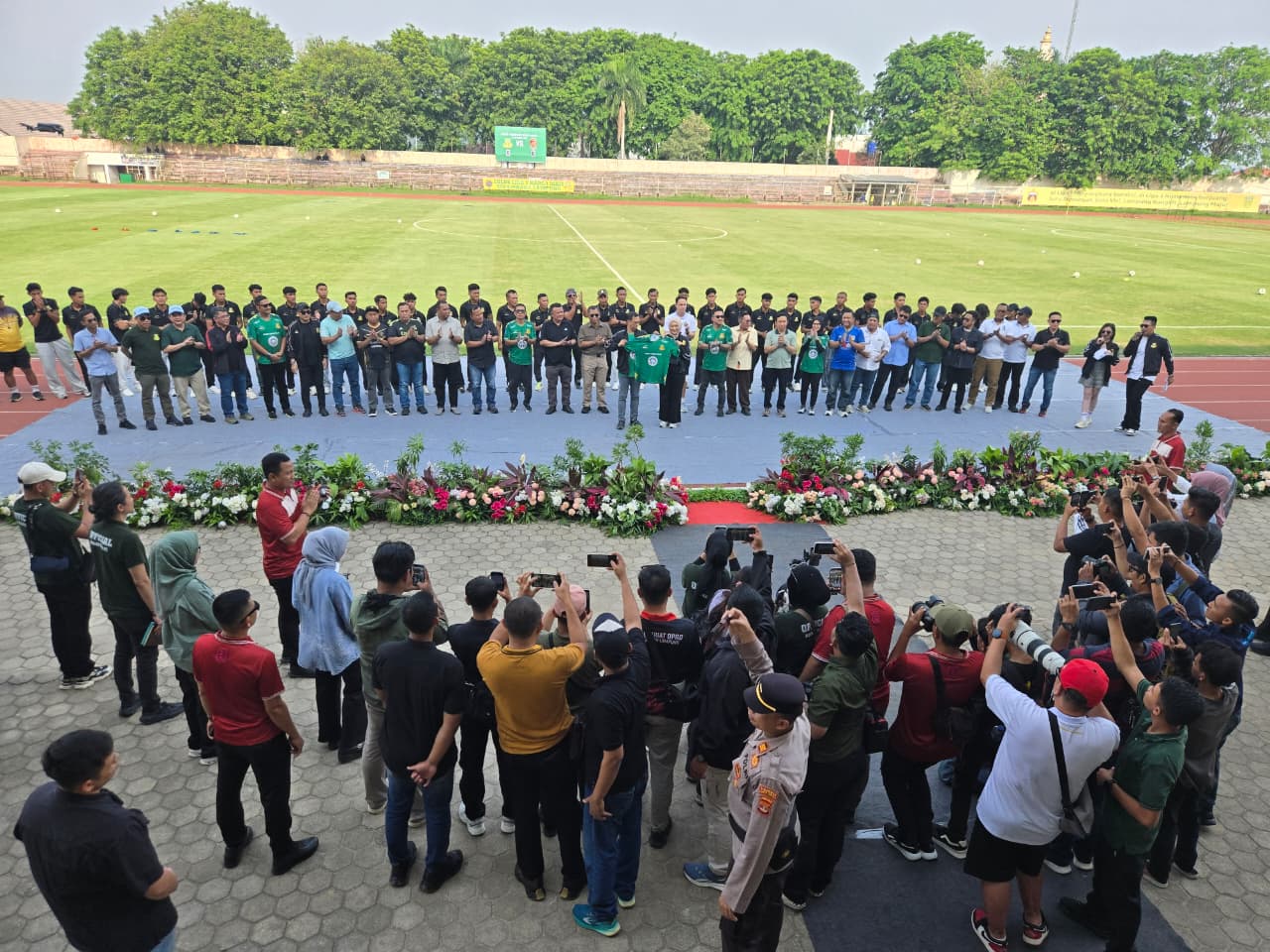 Nusantara Lampung FC Taklukkan Sriwijaya FC Tiga Gol Tanpa Balas