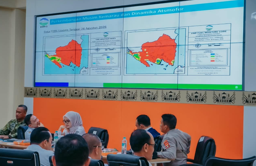 Lahan Terbakar Capai 4.800 Hektare, Wagub Lampung Minta Pencegahan Karhutla Tak Cuma Andalkan Pemadaman
