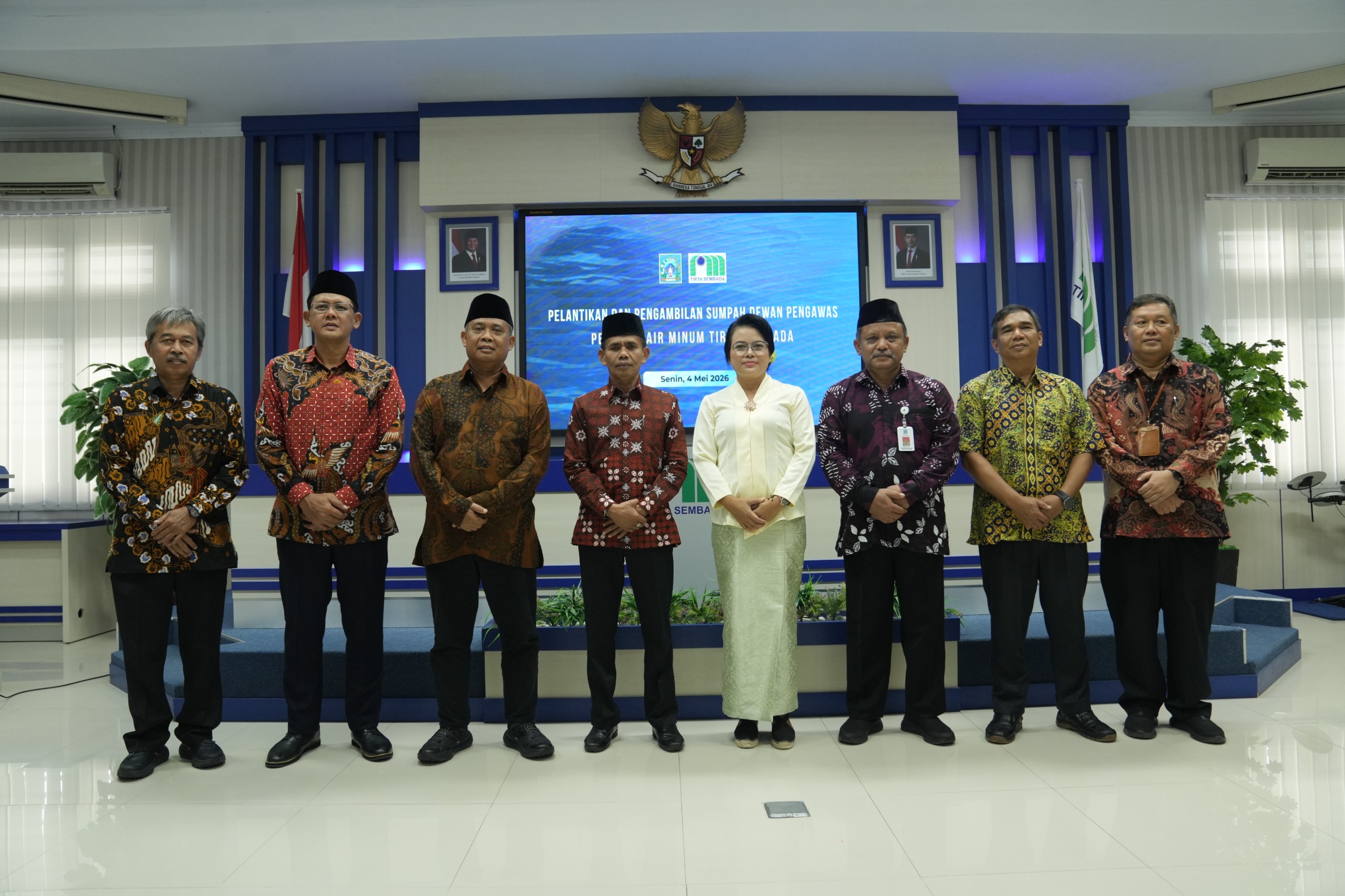 Sukarmin Resmi Dilantik Sebagai Dewan Pengawas PDAM Tirta Sembada