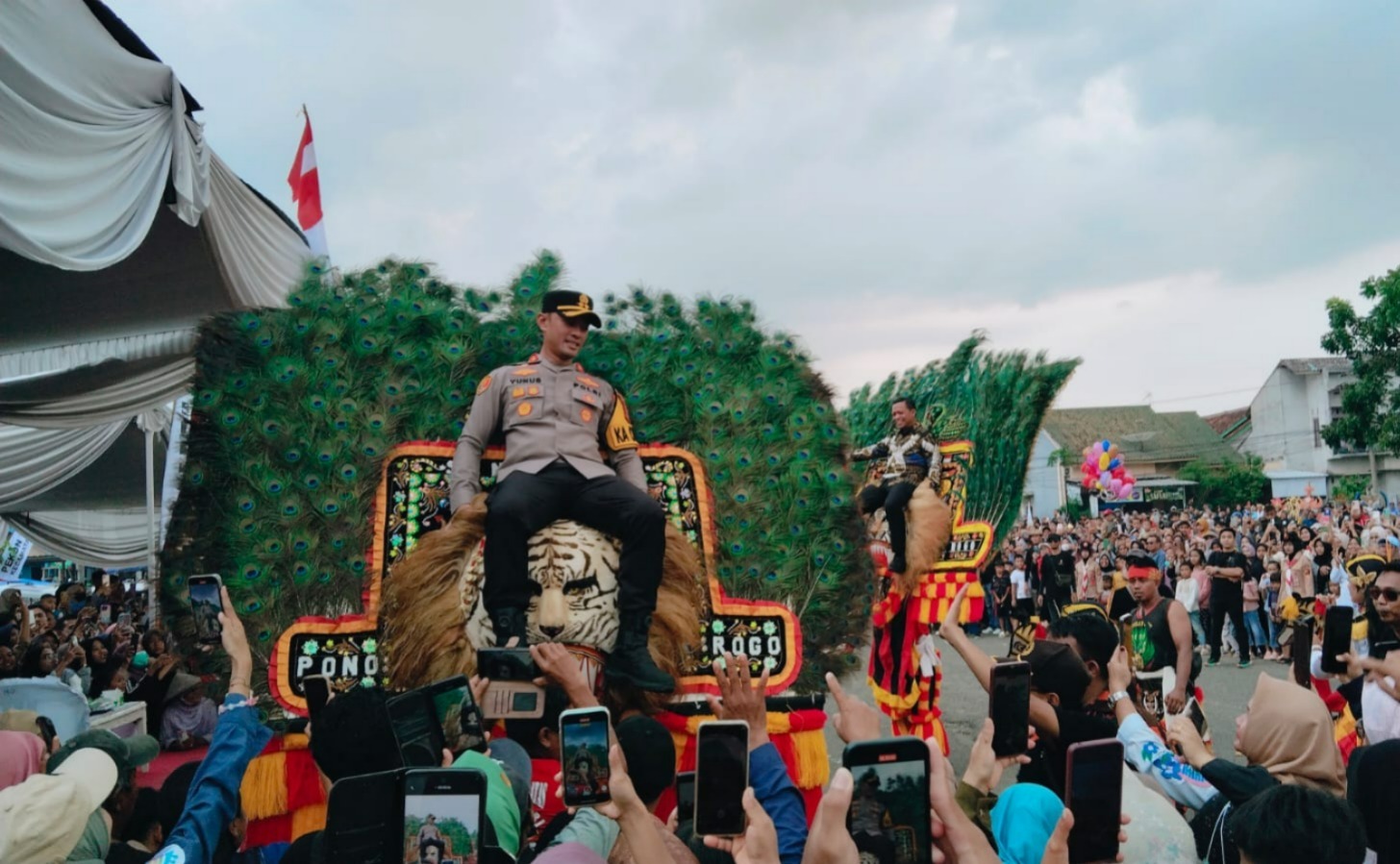 Polres Pringsewu Angkat Seni Tradisional dalam Peringatan Hari Bhayangkara ke-80