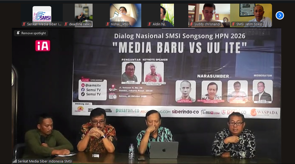 SMSI Soroti Batas Kebebasan Media Baru di Tengah Arus Digitalisasi