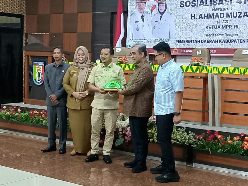 Kunjungan ke Pringsewu, Ketua MPR Ahmad Muzani Dorong Penguatan Empat Pilar Kebangsaan
