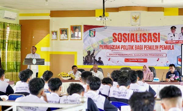 Ratusan Siswa SMKN 1 Gadingrejo Antusias Ikuti Sosialisasi Pendidikan Politik