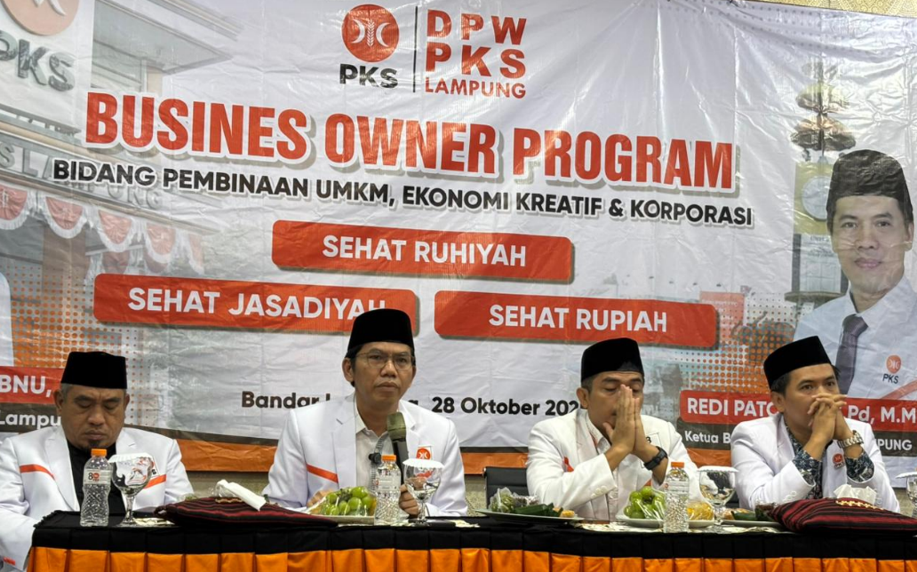 PKS Lampung Dorong Kemandirian Ekonomi Rakyat Lewat BOP