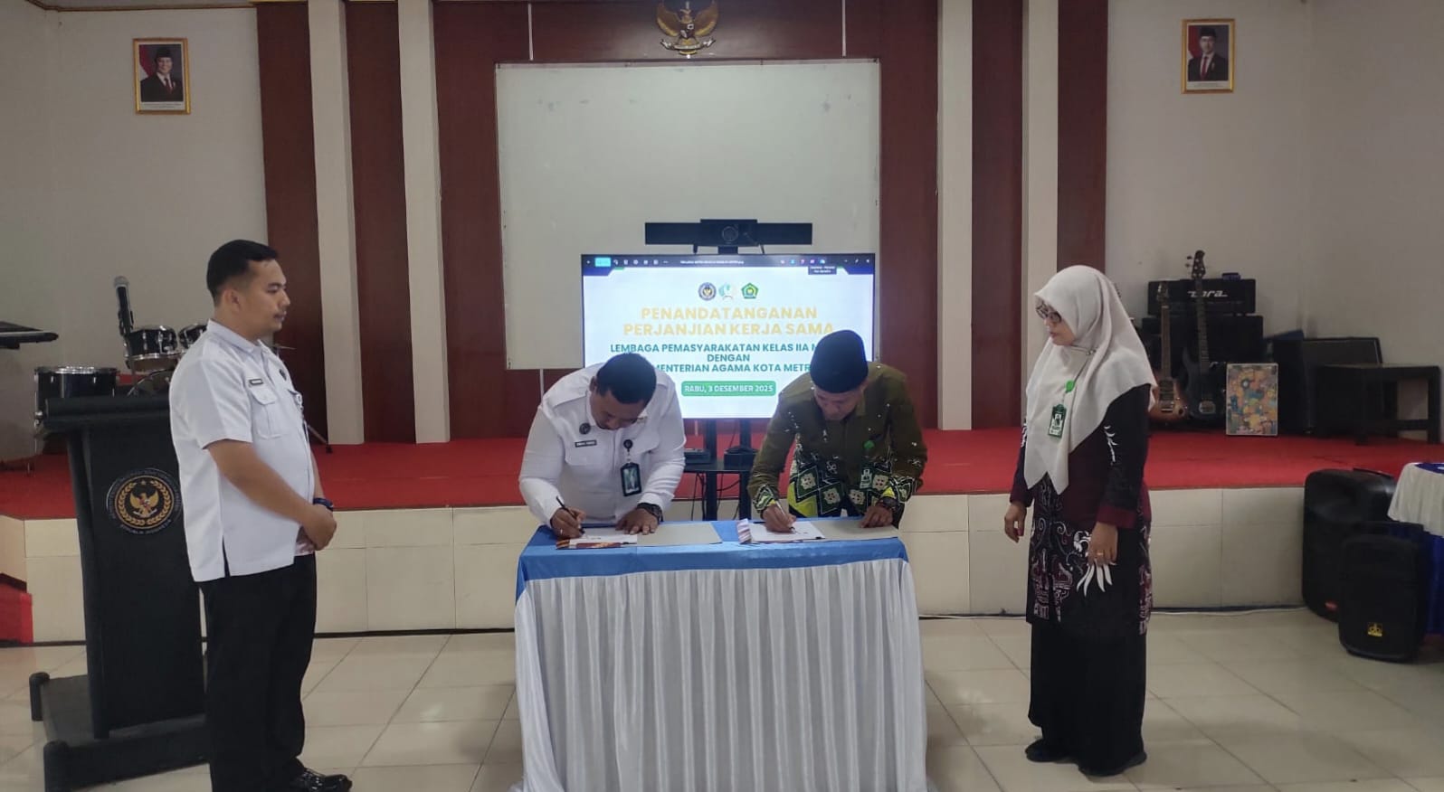 Lapas Metro dan Kemenag Bersinergi Perkuat Pembinaan Warga Binaan