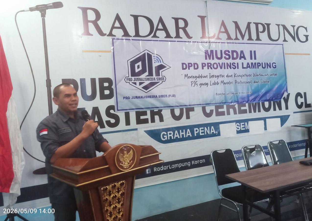 Taufik Wijaya Kembali Pimpin DPP PJS Lampung Periode 2026-2027