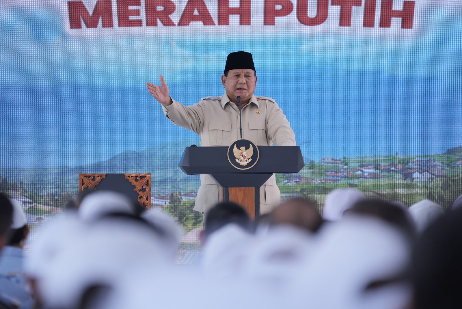 Presiden Prabowo: Kita Belum Merdeka Jika Rakyat Masih Lapar dan Miskin