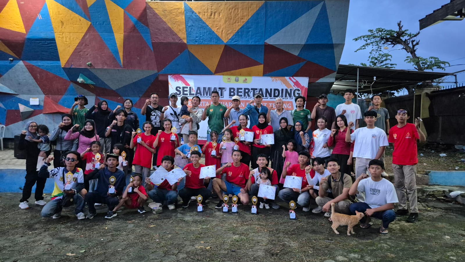PORKOT 2025: Atlet Muda Panjat Tebing Bandar Lampung Unjuk Potensi
