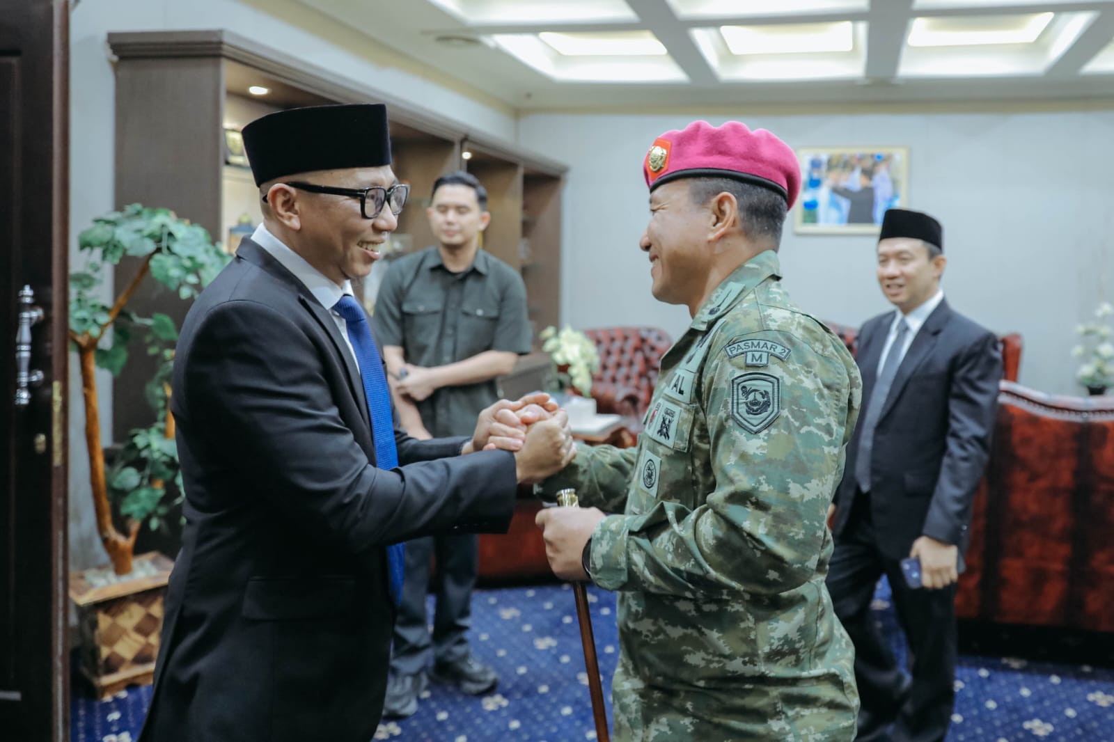 Gubernur Mirza Apresiasi Dedikasi Danbrigif 4 BS Kolonel Marinir Supriadi Tarigan Selama Bertugas di Lampung