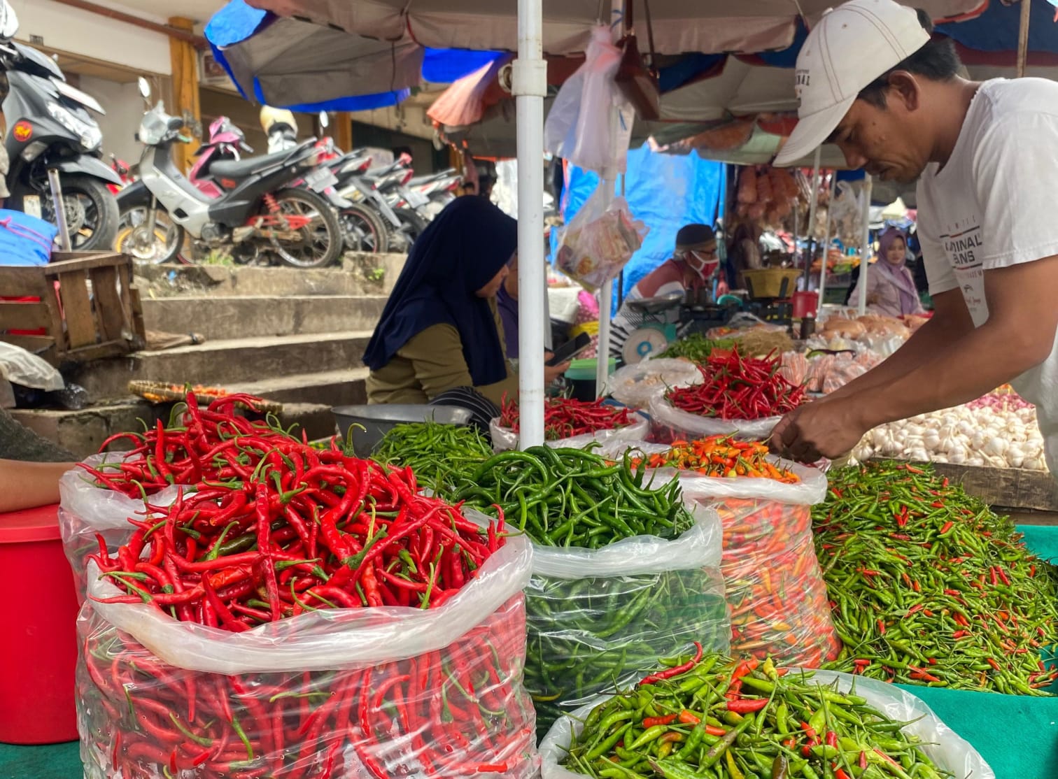 Harga Cabai Rawit dan Merah di Metro Lampung Kompak Turun Pasca Idulfitri