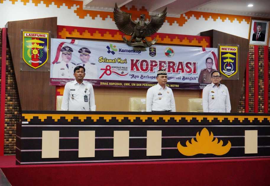 Wujudkan Ekonomi Kerakyatan, 22 Koperasi Merah Putih Resmi Beroperasi di Metro