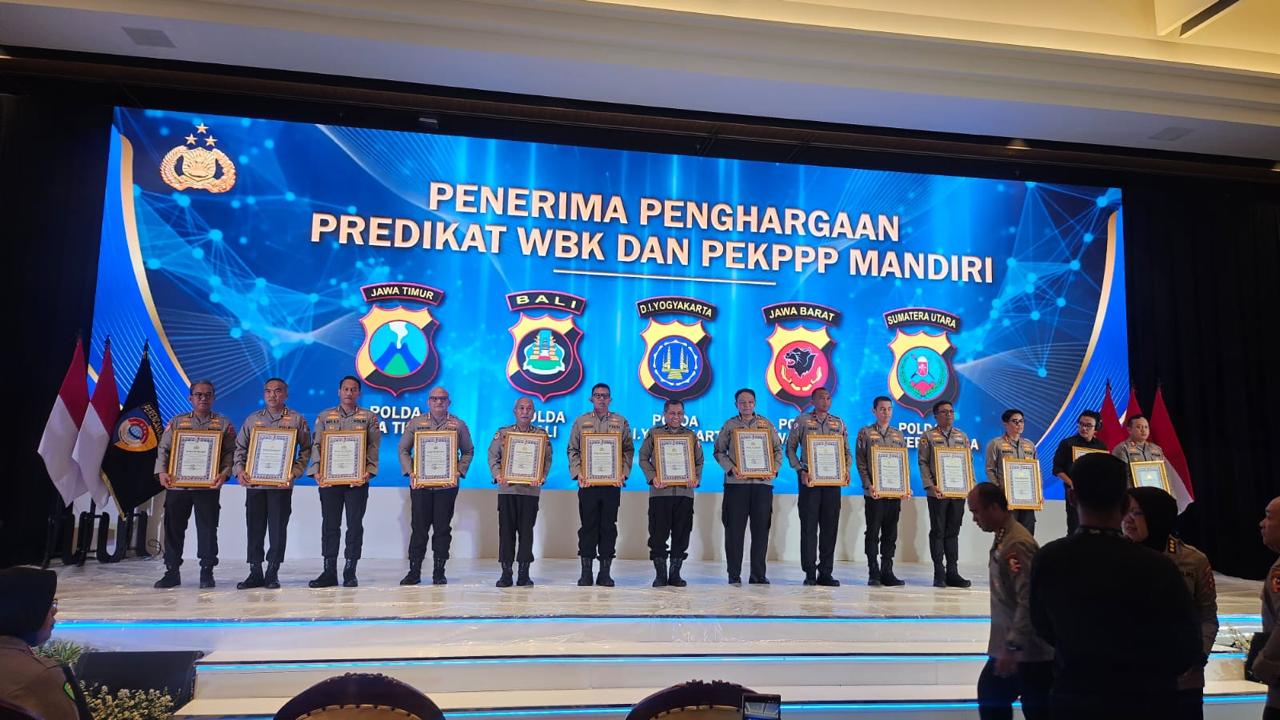 Pelayanan Publik Makin Berkualitas, 12 Satker Polda DIY Diganjar Penghargaan