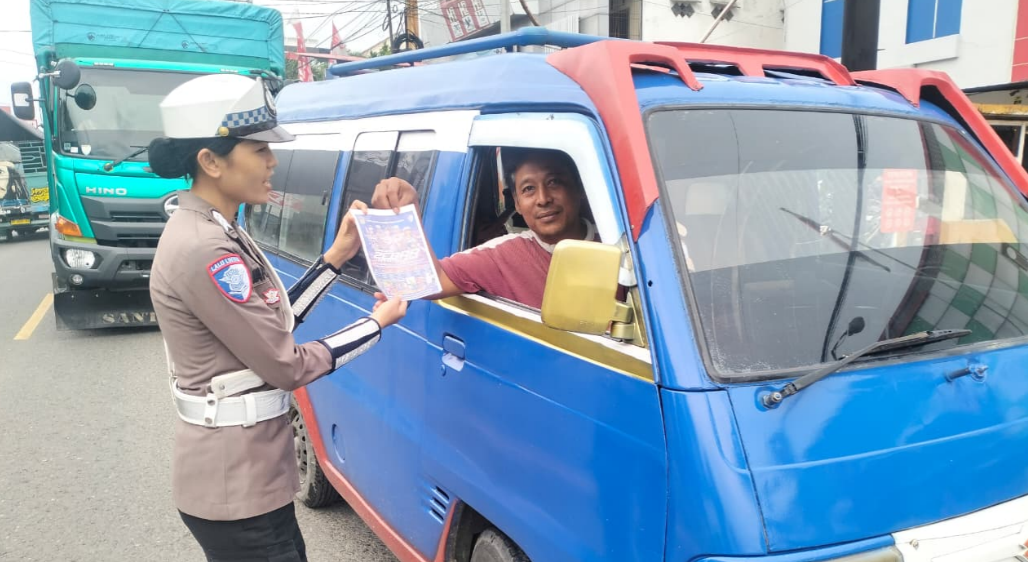 Lewat Operasi Zebra, Polres Pringsewu Ajak Warga Tingkatkan Kesadaran Berkendara