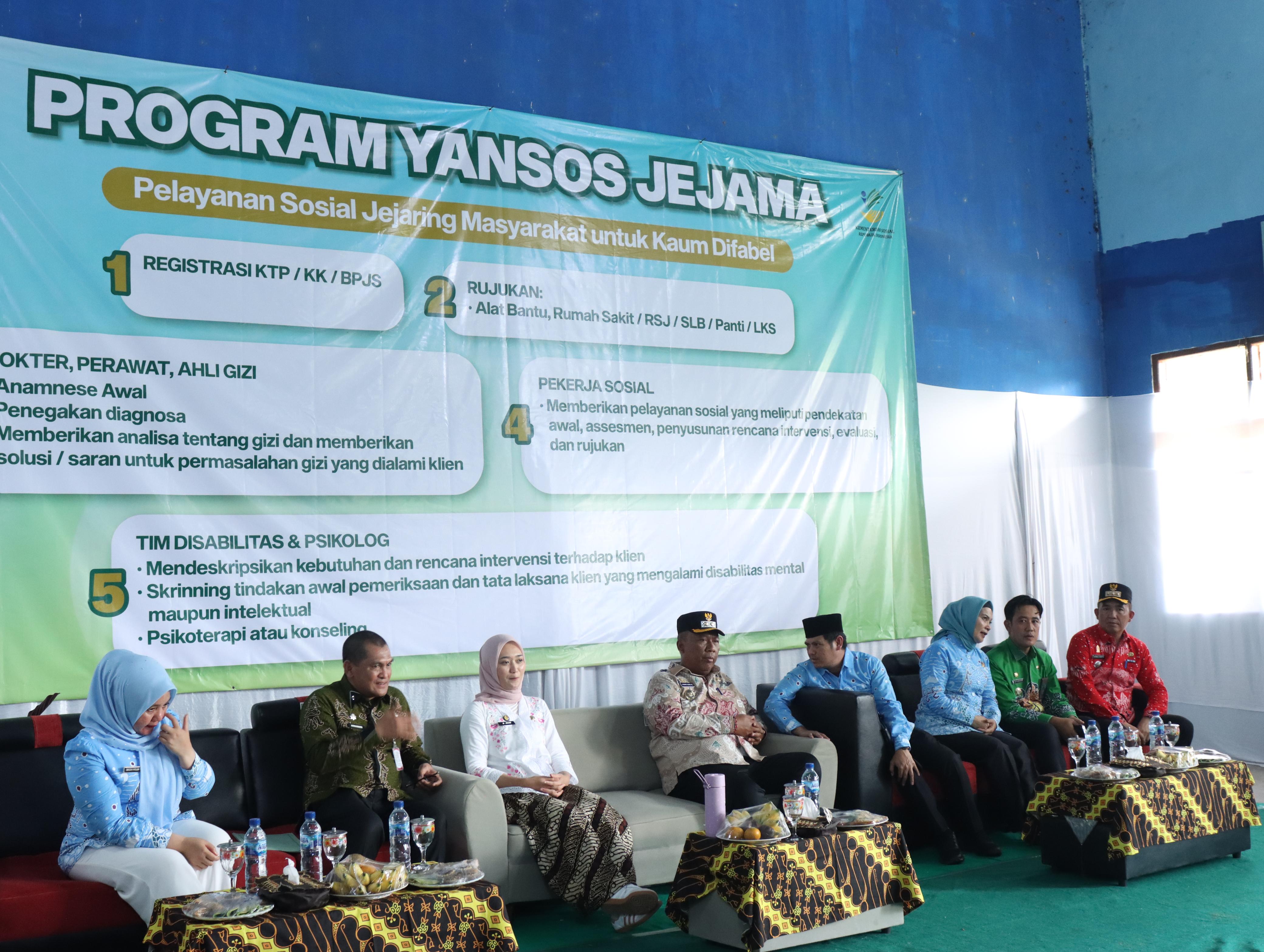  Dukung Penyandang Disabilitas, YANSOS JEJAMA Hadir di Lampung Tengah