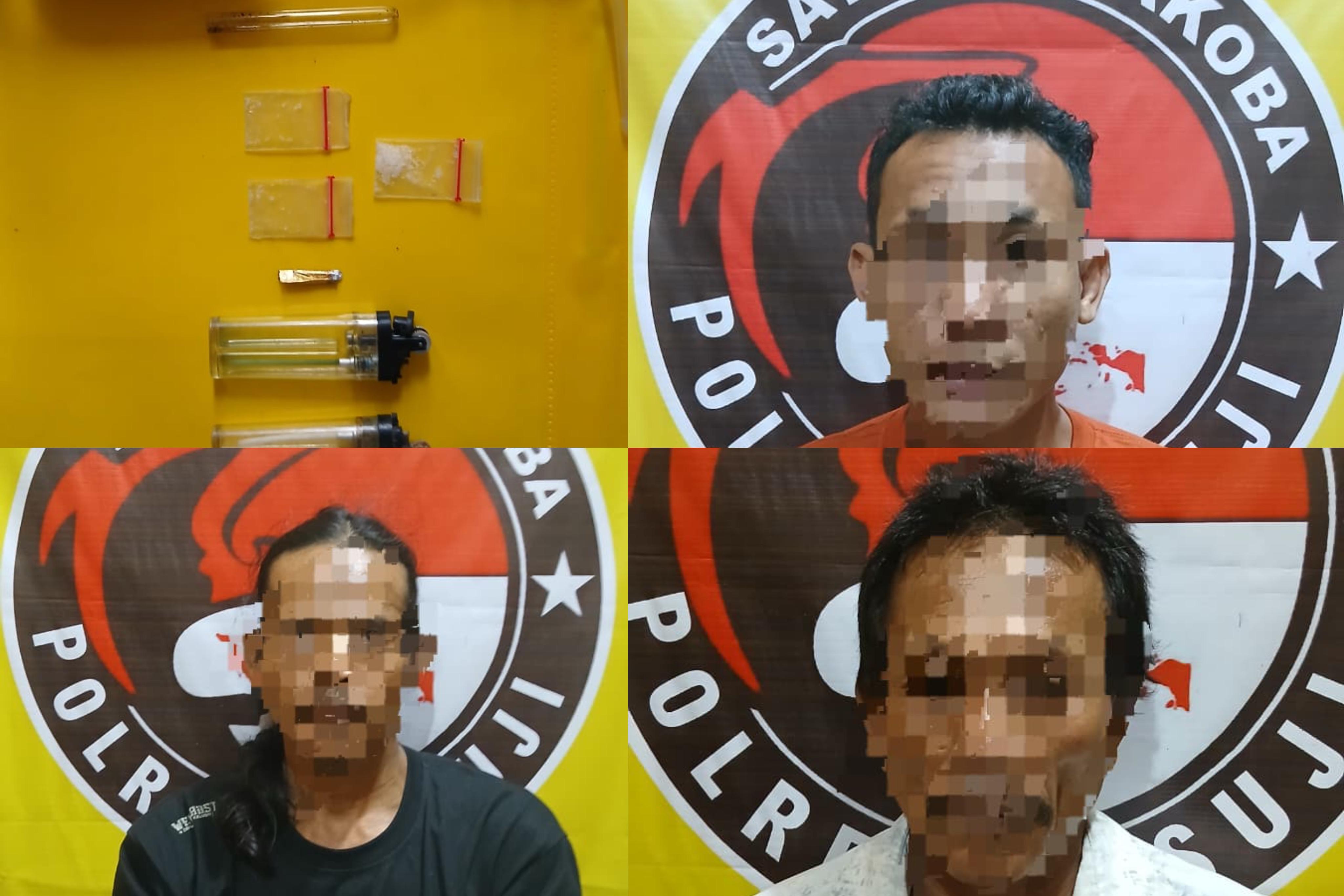 Polisi Gerebek Pesta Sabu di Mesuji, Tiga Pria Diamankan