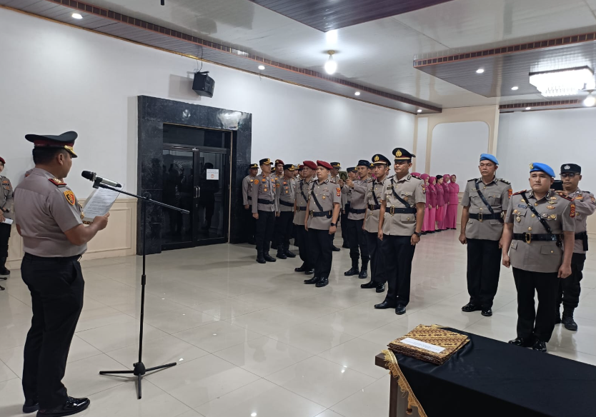 Sertijab Tiga Pejabat Polres Mesuji, Ini Daftar Nama Pejabat Lama dan Penggantinya