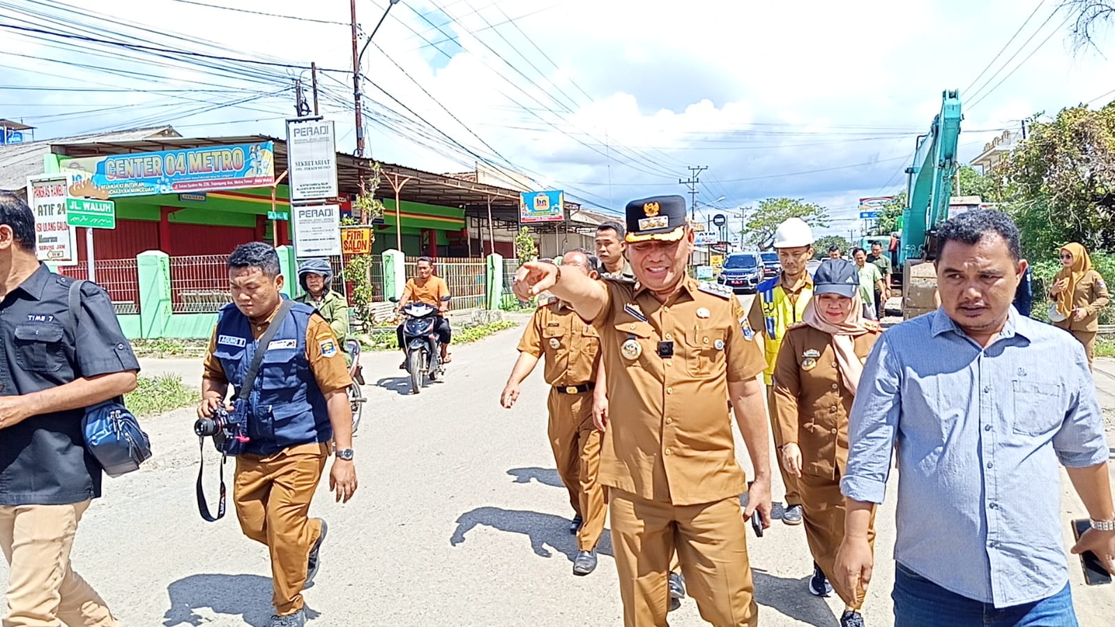 Proyek Jalan Diawasi Ketat, Walikota Metro: Utamakan Kualitas!