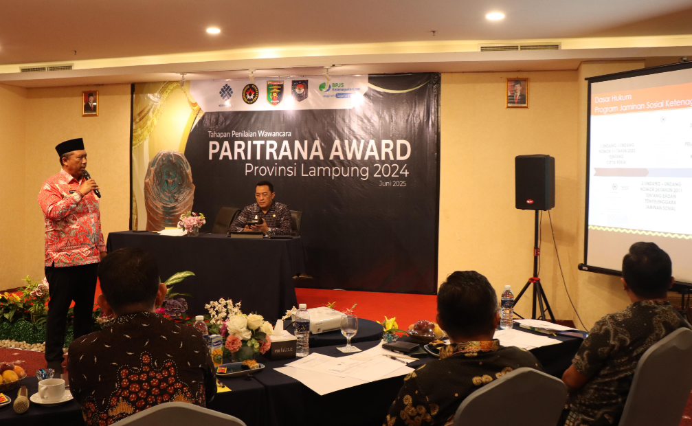 Paritrana Award Jadi Momentum Lampung Tengah Dorong Reformasi Ketenagakerjaan