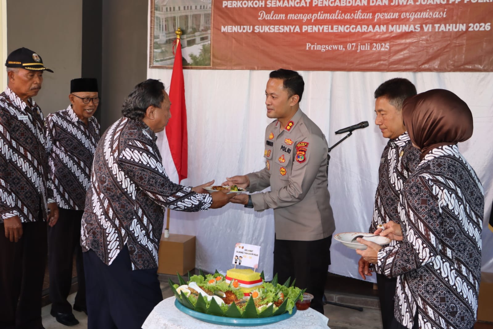 Hadapi Era AI dan Energi Bersih, Kapolres Pringsewu Ajak Purnawirawan Bersinergi