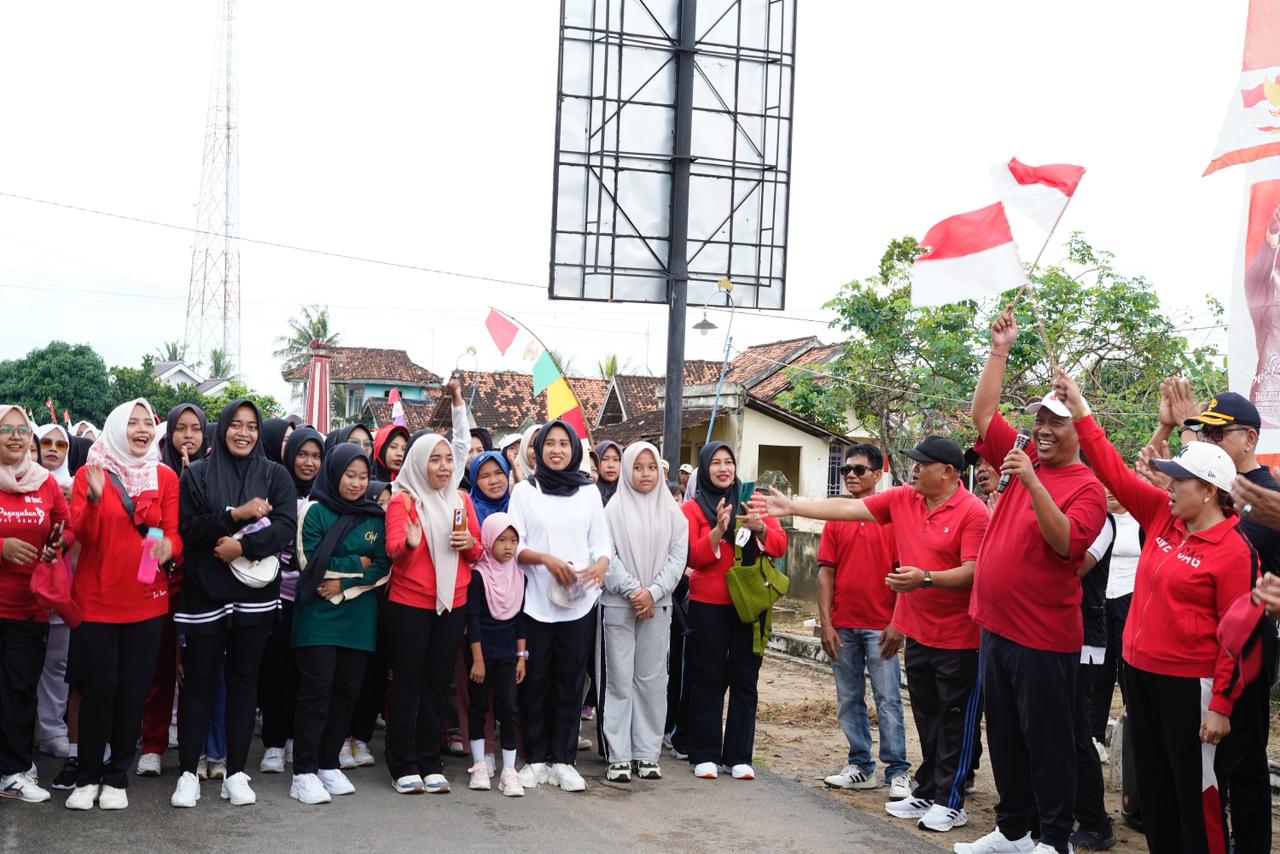 Meriah dan Penuh Kebersamaan, Jalan Sehat Warnai HUT ke-66 Kampung Suko Binangun