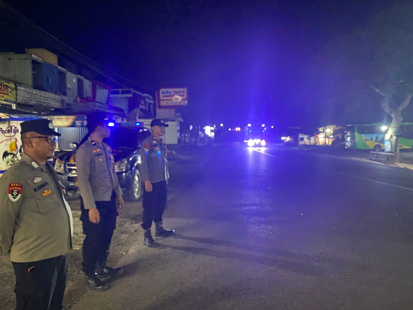 Polres Mesuji Perkuat Kamtibmas, Gelar Patroli Dialogis di Desa Simpang Mesuji