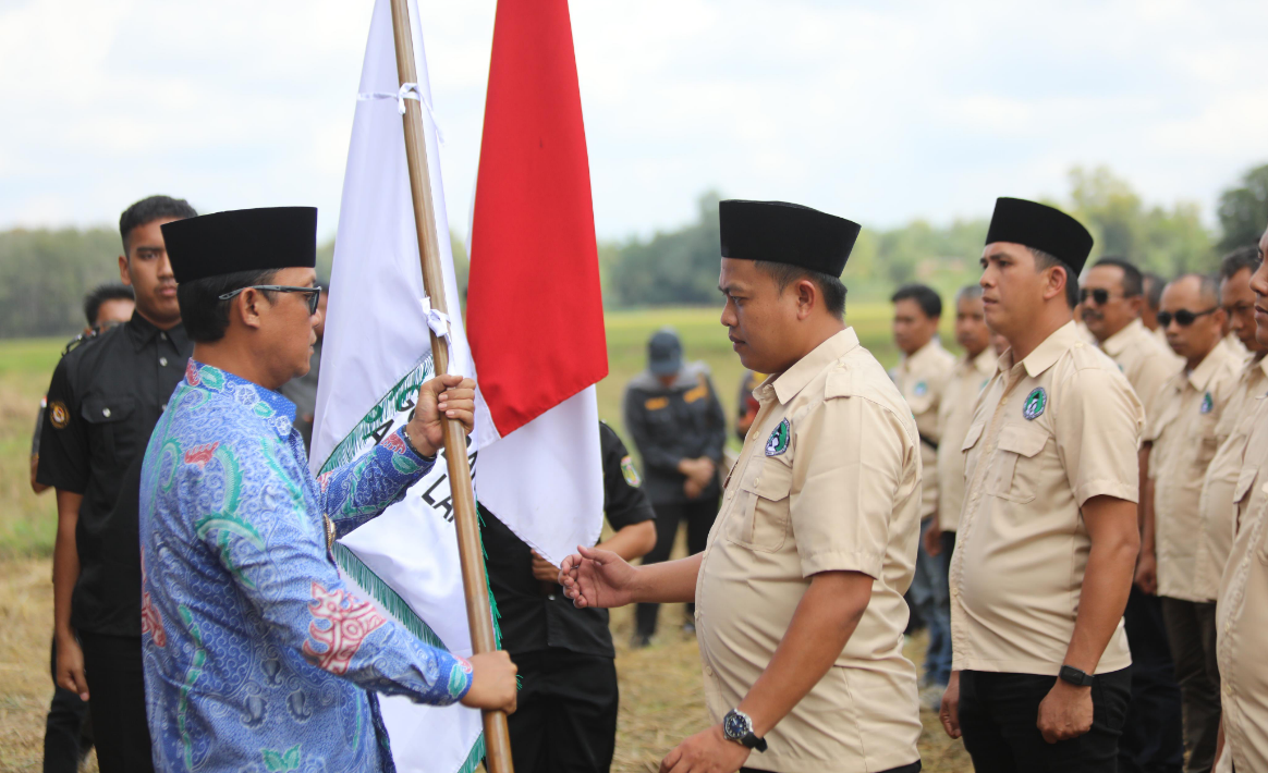 Perkuat Ketahanan Pangan, Bupati Lampung Tengah Lantik Gapoktan 