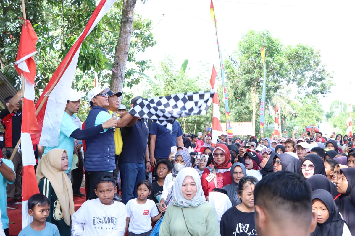 HUT ke-11 Kreatifitas Anak Bangsa Lampung: Jalan Sehat dan Bakti Sosial Jadi Magnet Warga