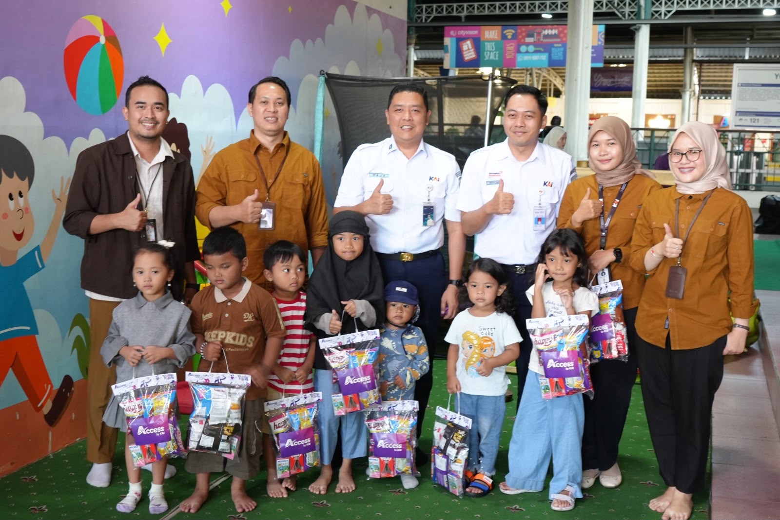 HAN 2026, KAI Daop 6 Hadirkan Suasana Ramah Anak di Stasiun Yogyakarta