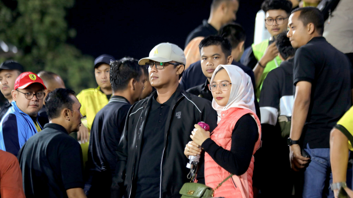 Bupati Lamteng Hadiri Launching Bhayangkara Presisi Lampung FC Bareng Kapolri dan Menpora