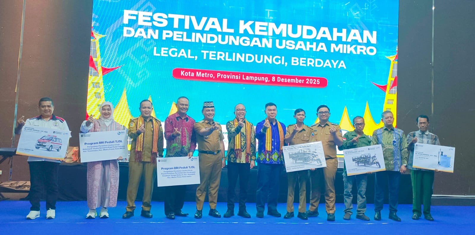 Kota Metro Jadi Tuan Rumah Festival Kemudahan dan Perlindungan Usaha Mikro oleh Kementerian UMKM