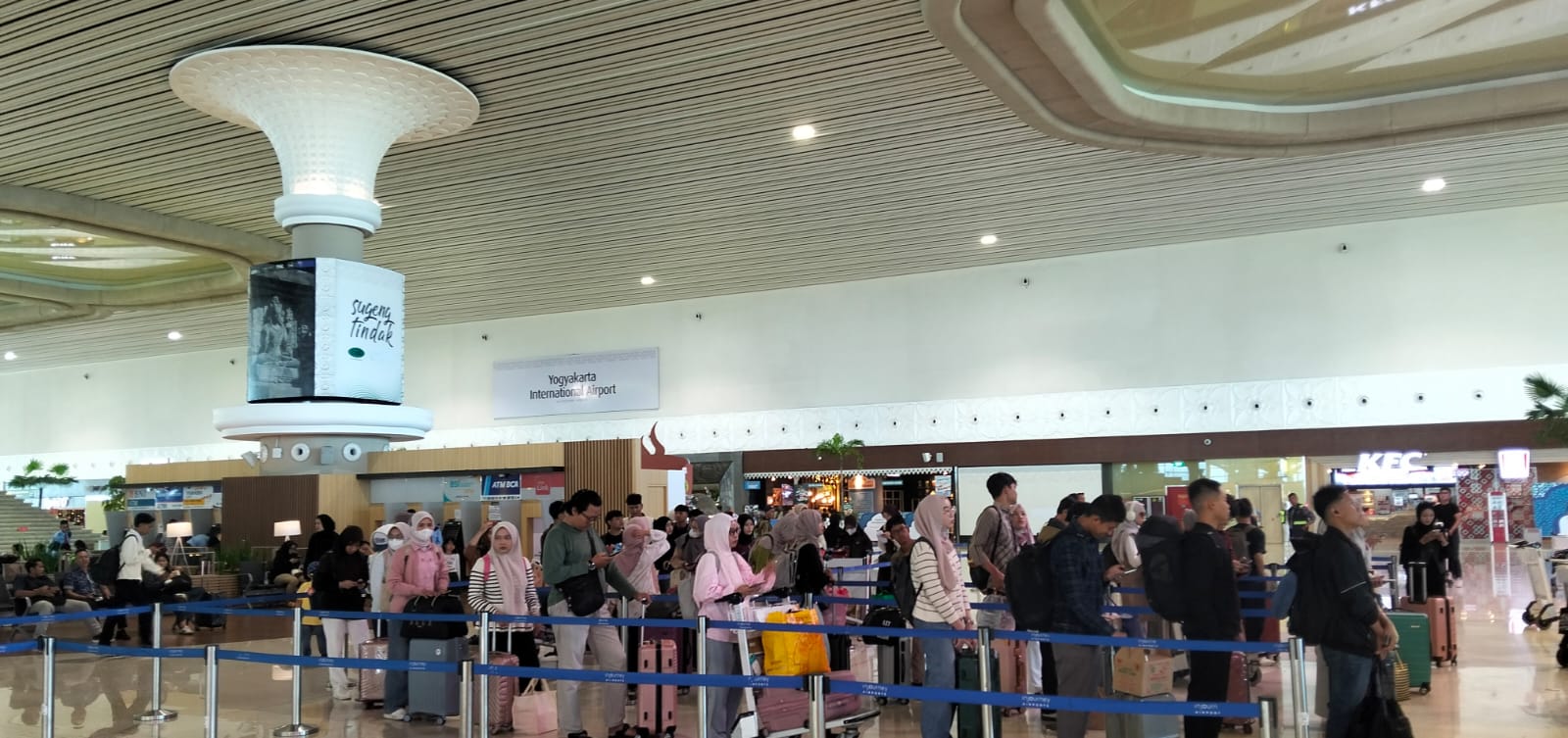 Bandara Internasional Yogyakarta Mulai Dipadati Pemudik, Penerbangan Capai 101 per Hari Jelang Lebaran 2026