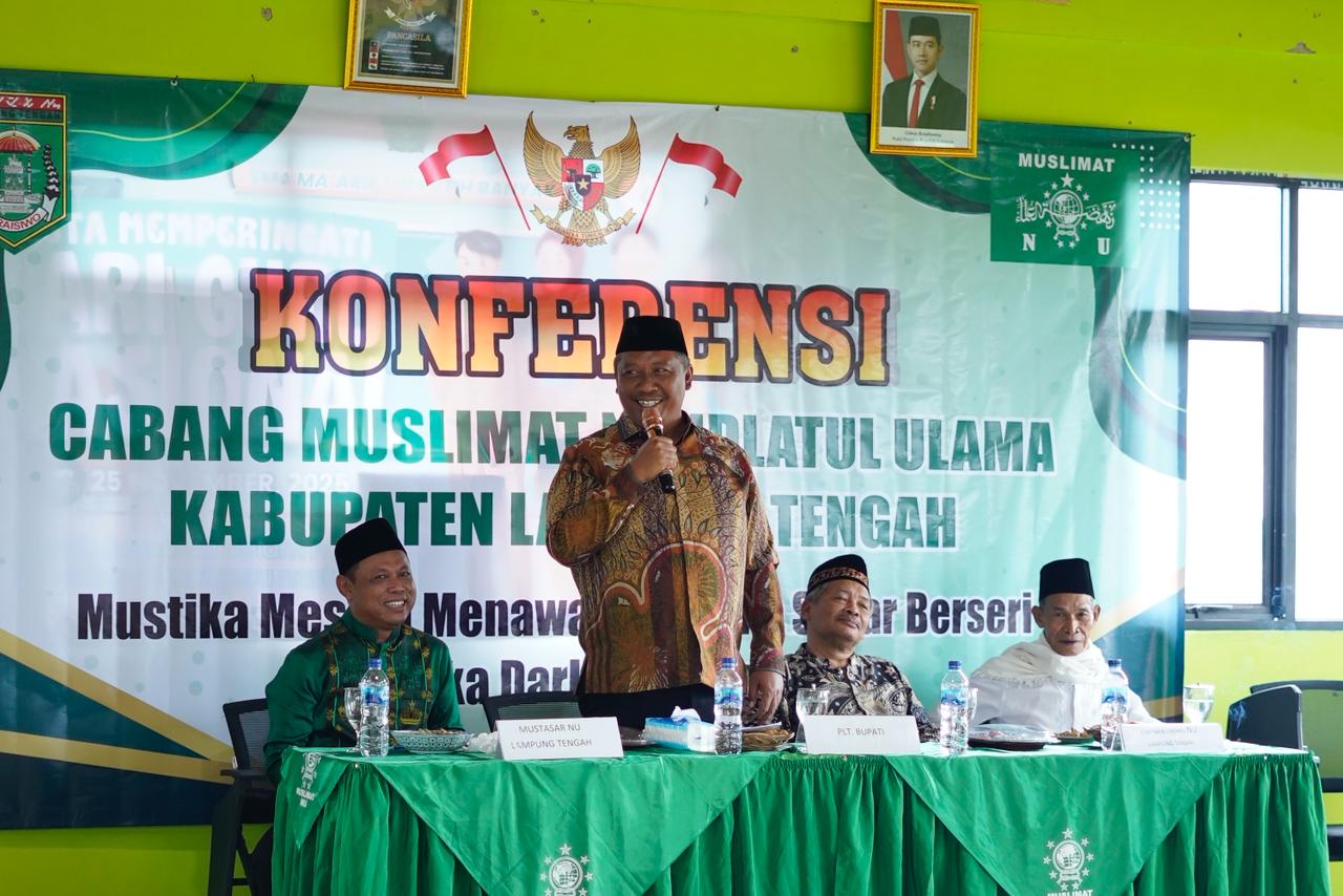 Konfercab Muslimat NU Lampung Tengah Jadi Momentum Evaluasi dan Pemilihan Pengurus Baru