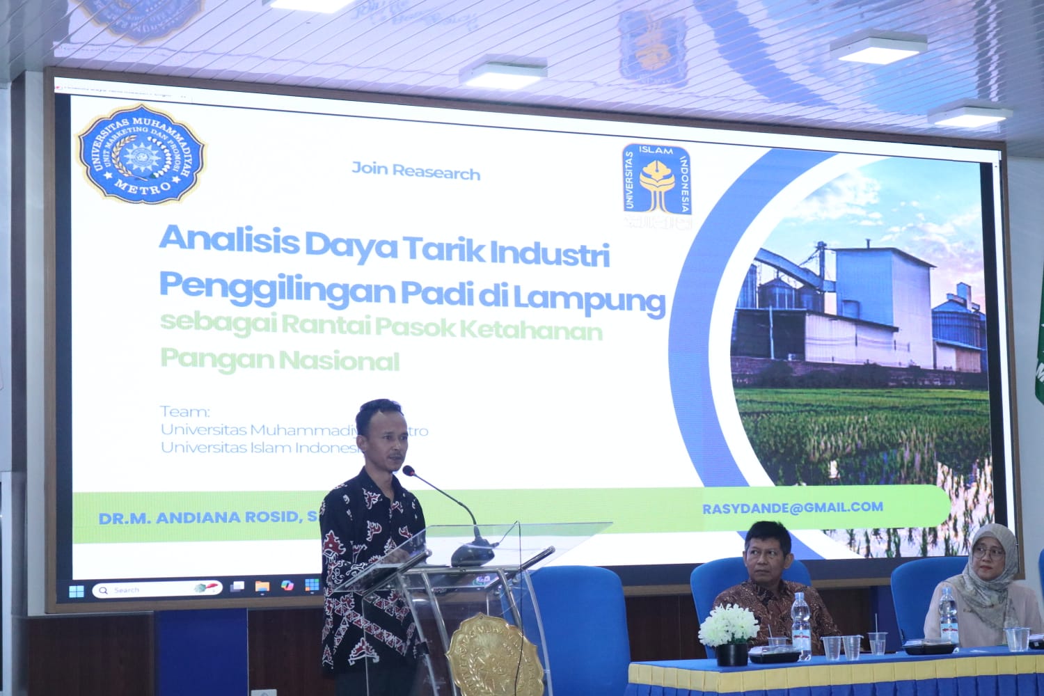 UM Metro Gandeng Perpadi Lampung untuk Tingkatkan Inovasi di Industri Penggilingan Padi