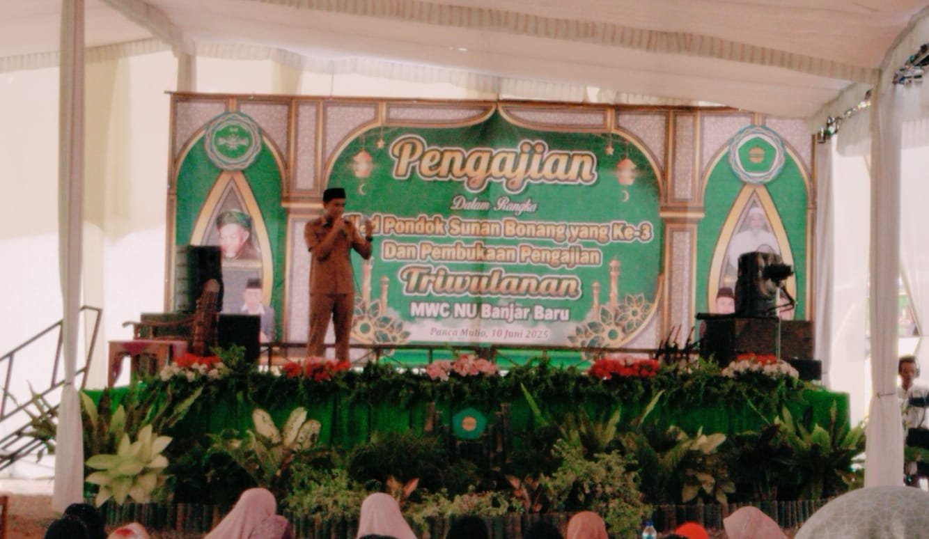 Milad ke-3 Ponpes Sunan Bonang, Camat Banjar Baru Ajak Warga Perkuat Nilai Religius