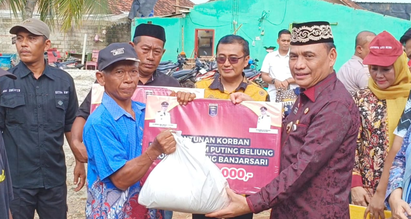 Pemkot Metro Tanggapi Bencana, 255 Bantuan Disalurkan ke Warga Terdampak