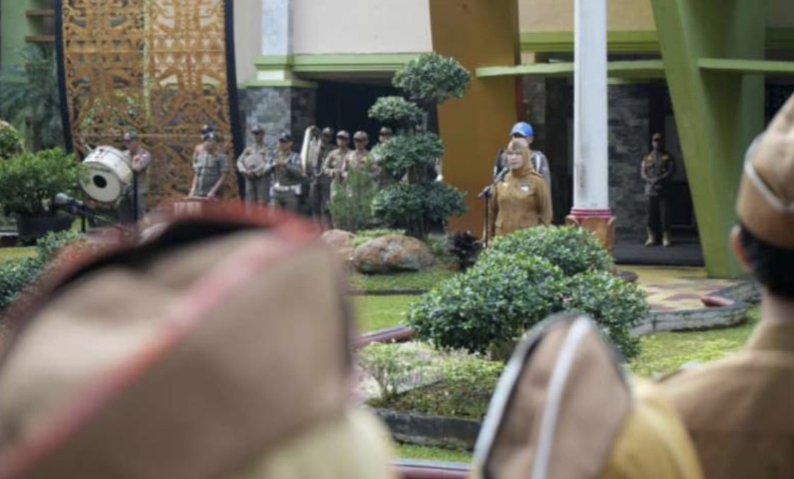Pimpin Apel Perdana, Pj Sekda Metro Tekankan Digitalisasi dan Integritas ASN