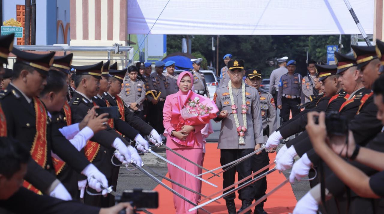 Farewell Parade Warnai Pelepasan AKBP Heri, Tanda Hormat Penuh Makna