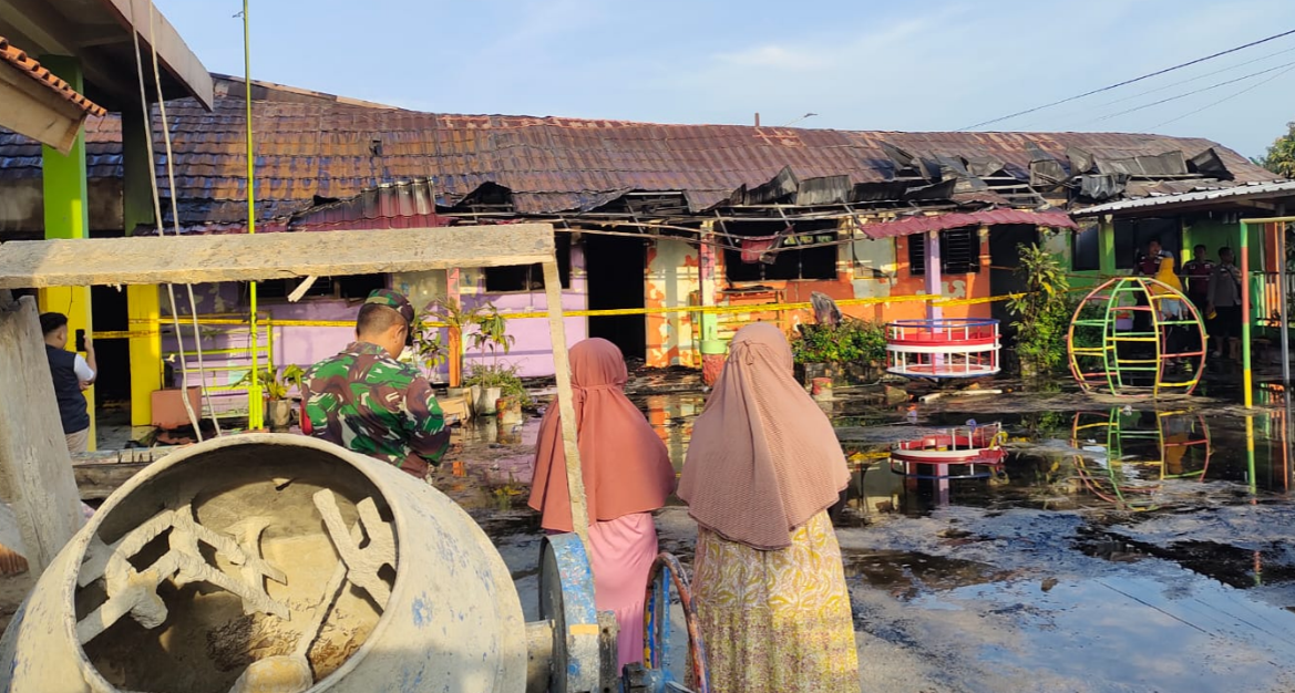 TK Khodijah Metro Barat Hangus Dilalap Api, Kerugian Capai Ratusan Juta