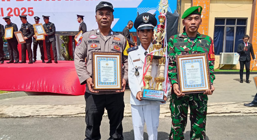 Torehkan Prestasi, Tiga Pilar Pekon Lugusari Pringsewu Raih Juara Pertama Lomba Tingkat Polda Lampung