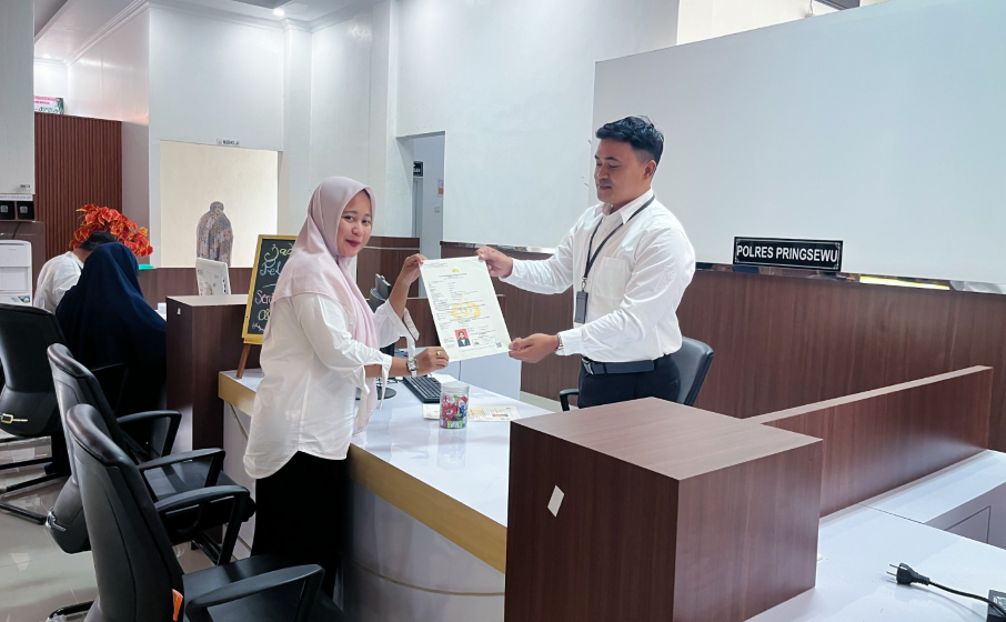 Permudah Warga, Polres Pringsewu Hadirkan Layanan SKCK di MPP