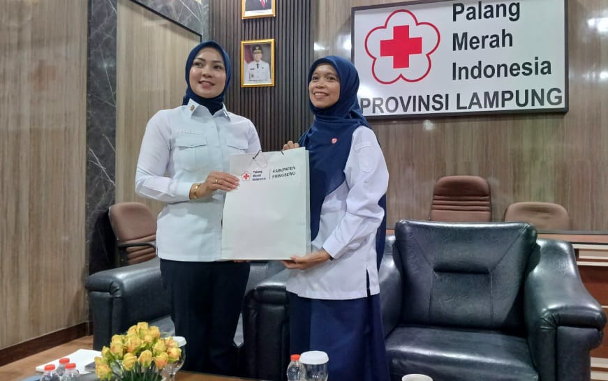 Pengurus PMI Kabupaten Pringsewu Gelar Audiensi Bersama Ketua PMI Provinsi Lampung
