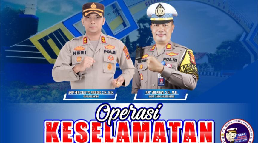 Satlantas Polres Metro Gelar Operasi Keselamatan Krakatau 2025 Jelang Ramadhan