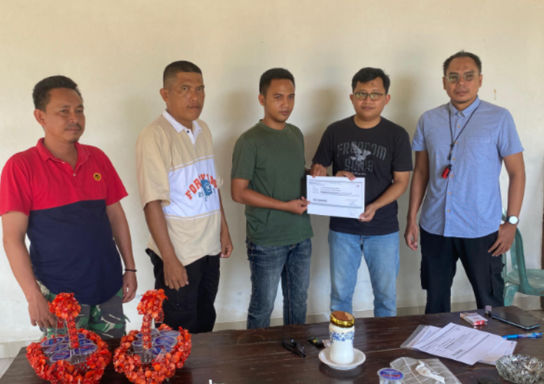 Sinergi PLN dan CTM: Salurkan Bansos Pembangunan Masjid di Buyut Udik
