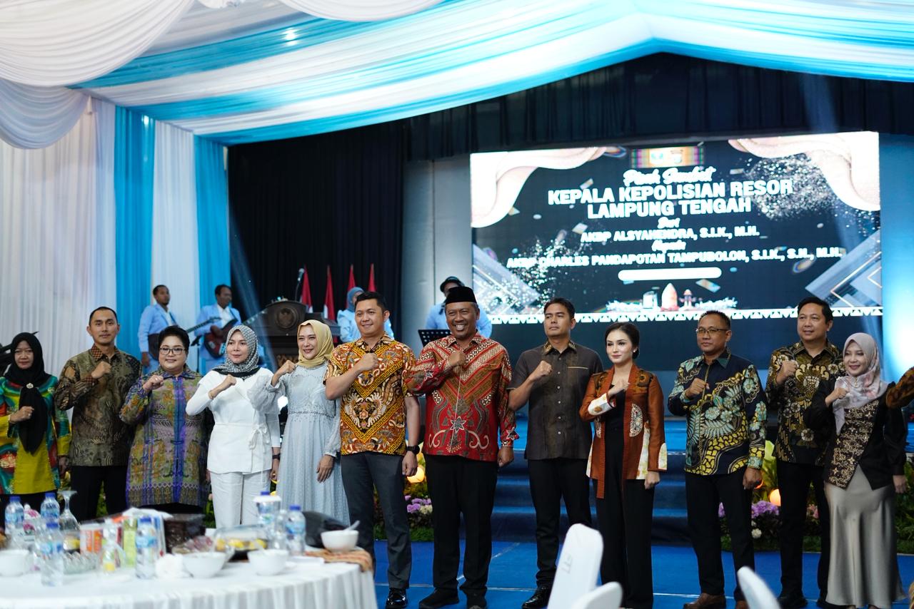  Pisah Sambut Kapolres Lampung Tengah, Plt. Bupati I Komang Koheri Tegaskan Sinergi Polri dan Pemda