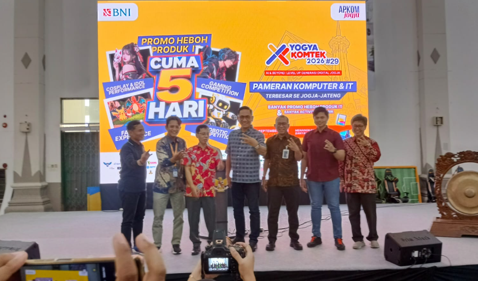 Hadirkan 70 Brand, Pameran Teknologi YOGYAKOMTEK 2026 Targetkan 50 Ribu Pengunjung
