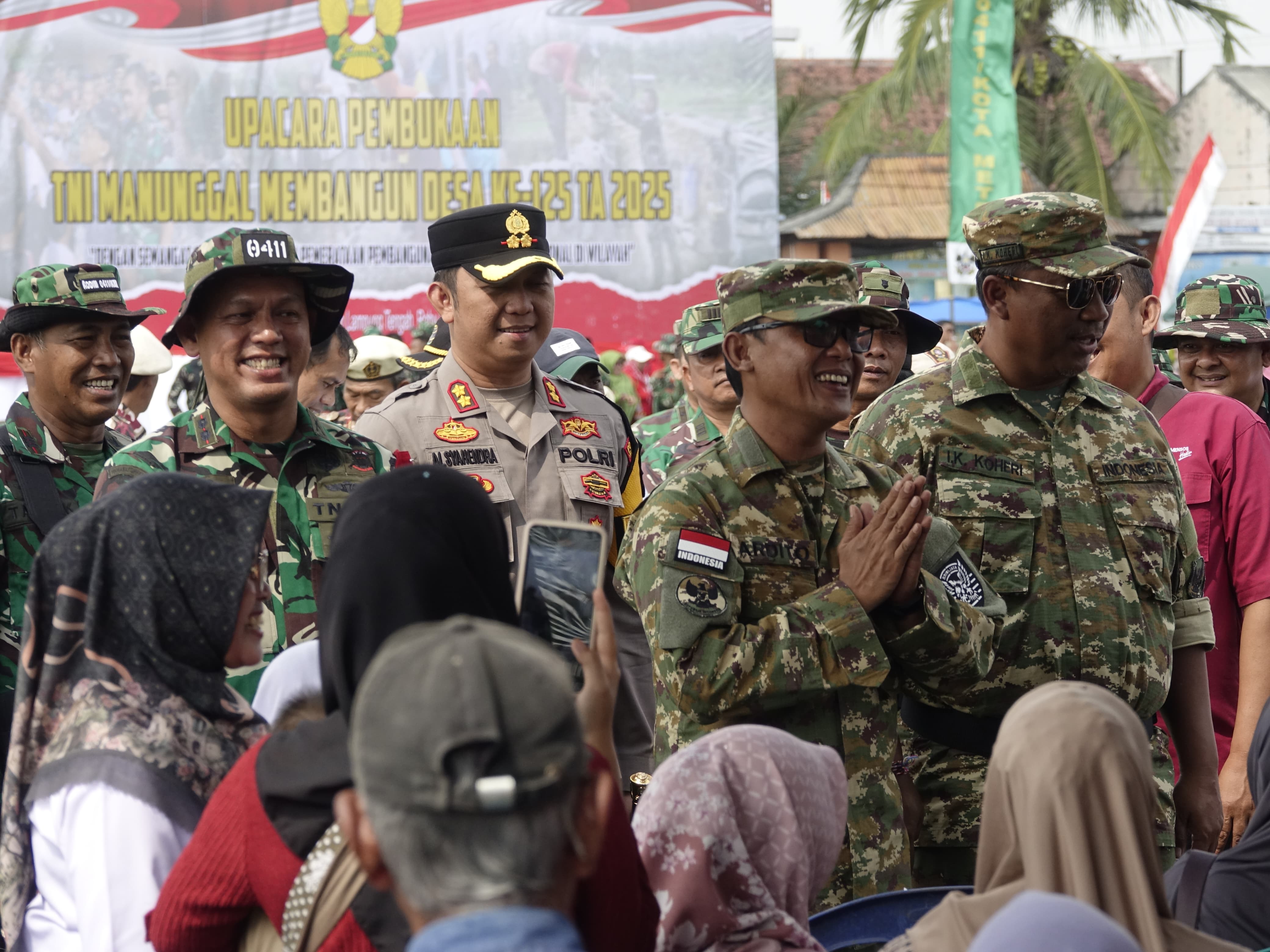 TMMD ke-125 Resmi Dibuka di Bangunrejo, Bupati Ardito Wijaya Tekankan Sinergi TNI dan Pemkab